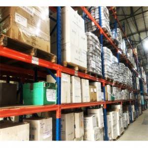Heavy duty industrial shelving systems