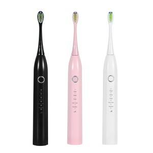 Electronic Hand Free Ultrasonic Adult Automatic Toothbrush and Brush Heads EB510