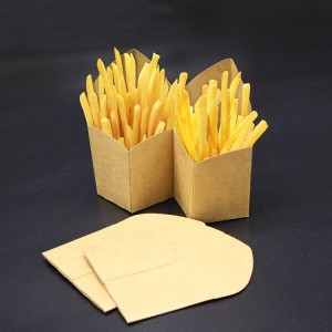 Disposable Craft Paper French Fries Box