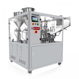 Professional China Machines For Tube Sealing Machine - Double tube filling and sealing machine  HX-009S – HX Machine