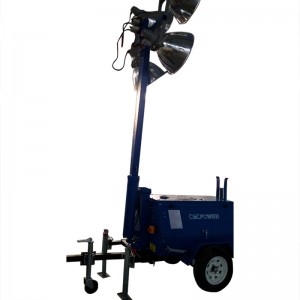 Factory Customized China Light Tower, Tower Crane Light, Mobile Light Tower with 5.0kw Generator