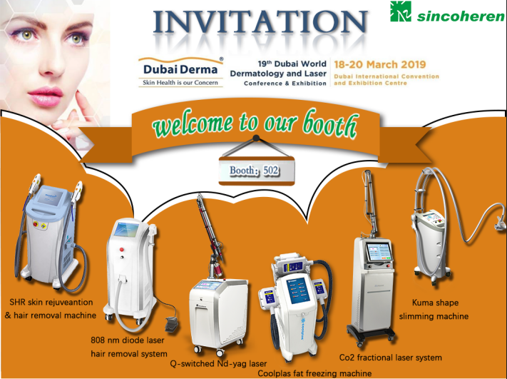 Welcome to Sincoheren Booth at Dubai Derma 2019