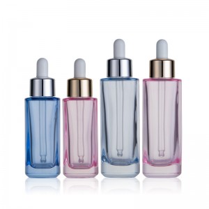 New Arrival China Frosted Cosmetic Bottles - 30ml 50ml Square Dropper Bottles – Comi
