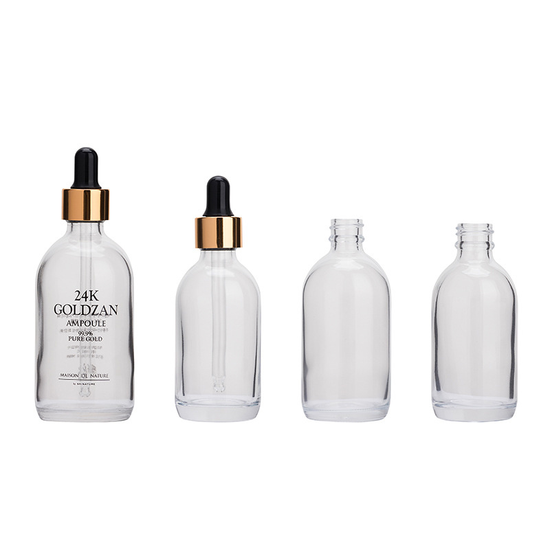 Manufacturer for Cosmetic Bottles Glass - 24k Golden Dropper Bottle 60ML – Comi