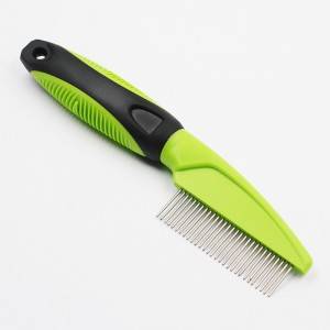 High Quality Pet Comb - Rotating Pin Dog Comb – Kudi