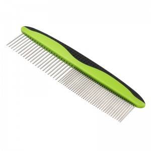 Bottom price Cat Comb For Matted Hair - Stainless Steel Pet Hair Grooming Comb – Kudi