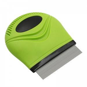 PriceList for Stainless Steel Pet Comb - pet grooming flea comb – Kudi