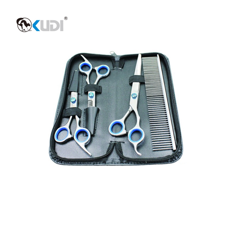 Bottom price Cat Grooming Scissors - Pet Grooming Scissor Set – Kudi