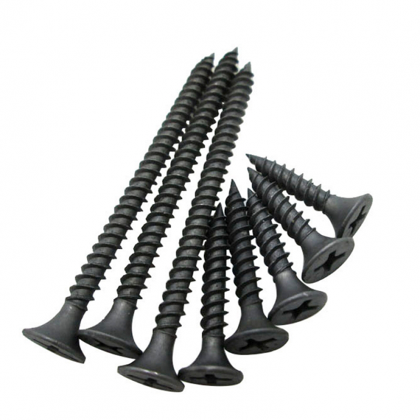 Wholesale Carbon Steel Screws - Fine thread black phosphating drywall screws – Yateng