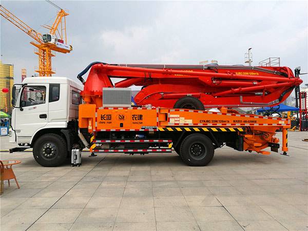 China Factory made hot-sale Concrete Pump Truck Edmonton - 33 meter