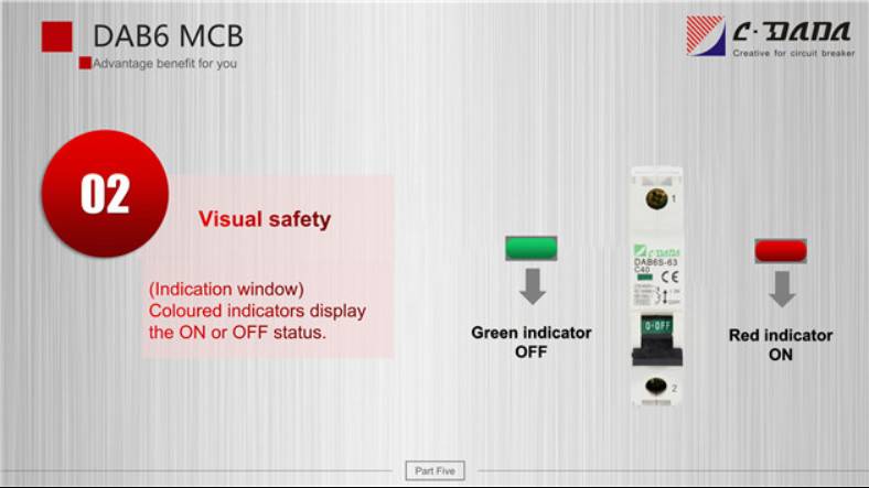 DAB6 series Miniature Circuit breaker(MCB)2322