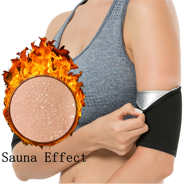 DANSHOW Men＆Women Sauna Arm Trimmer Sweat Wrap Bands Slimmer for Weight Loss Featured Image