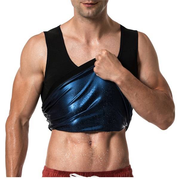 DANSHOW Sauna Vest for Men Loss Weight Sweat Tank Top Workout Shirt Shapewear Featured Image