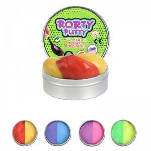 Temperature-sensitive color-changing putty