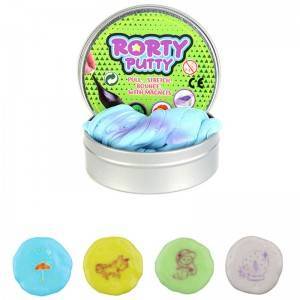 UV light change color bouncing putty