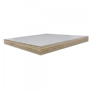 Edlon white color thick 1mm HPL faced plywood for furniture usage