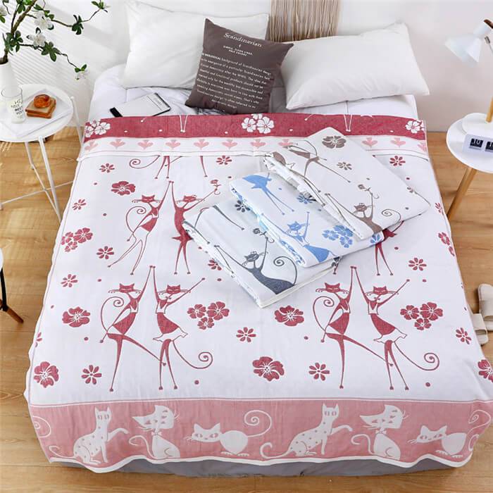 cotton jacquard towel blanket bed cover LYB202009