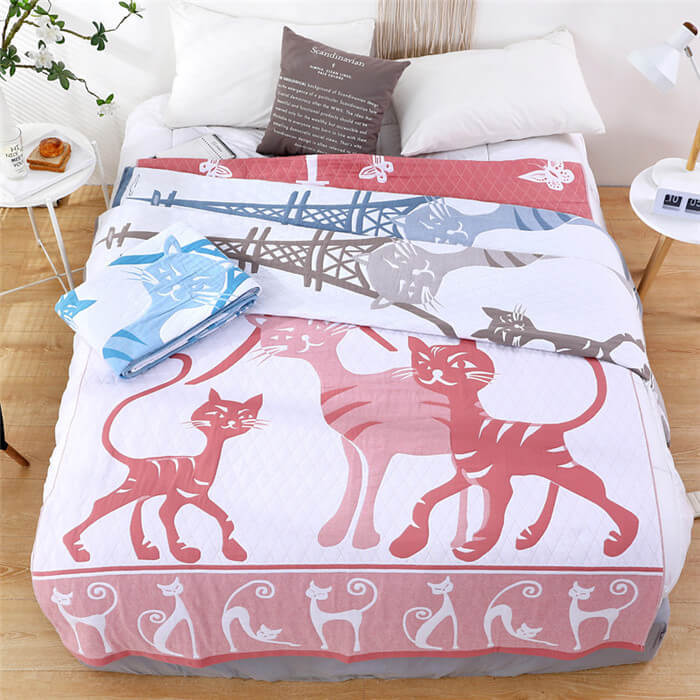 cotton jacquard towel blanket bed cover LYB202007