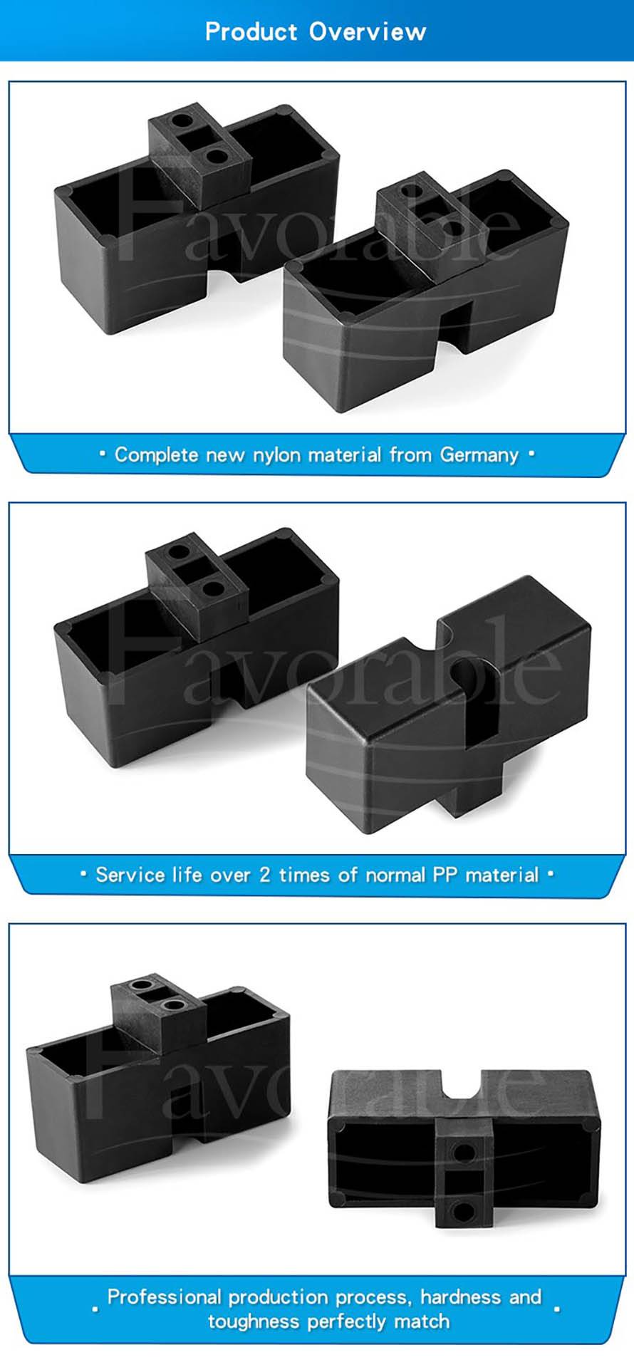 113504 China Popular Stop Plastic Block Suitable For VT50006