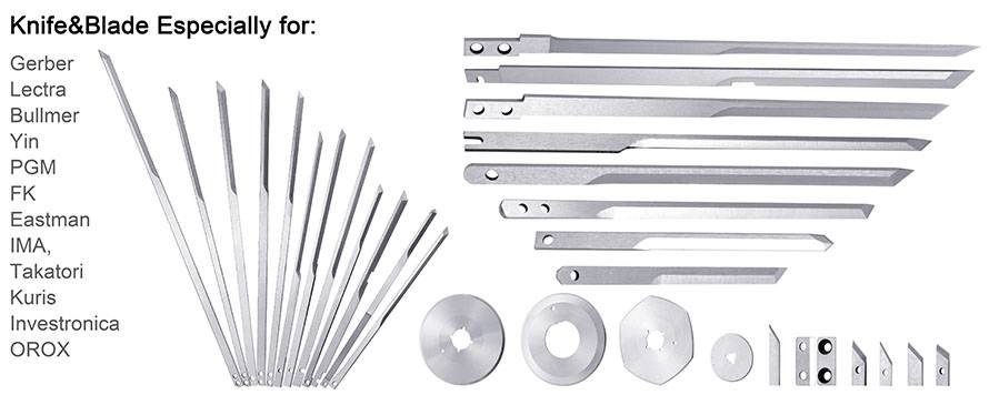 Customize cutting blade for different kinds of auto cutter machines