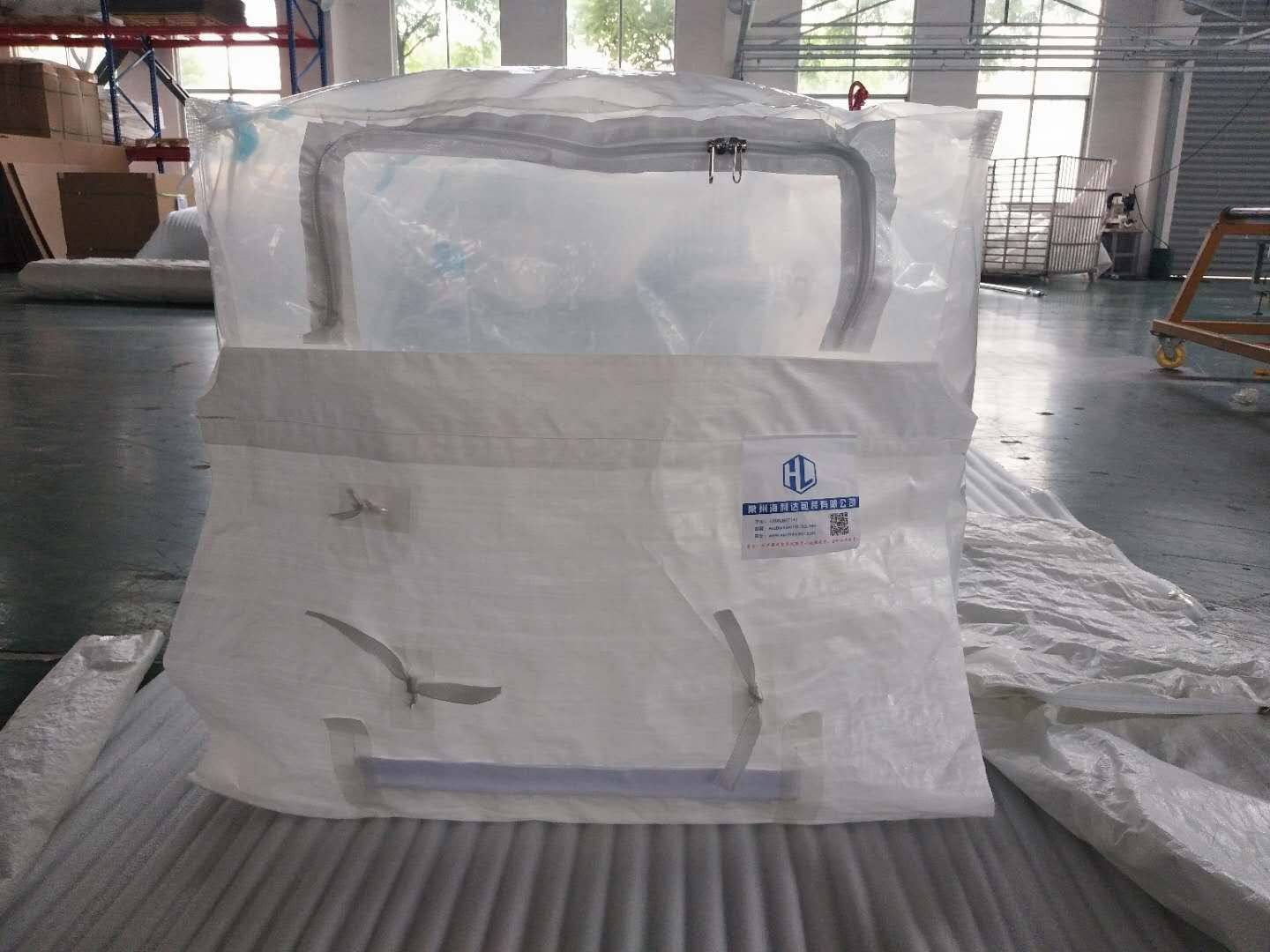 China dry pp bulk container liner bag for 20ft container powder