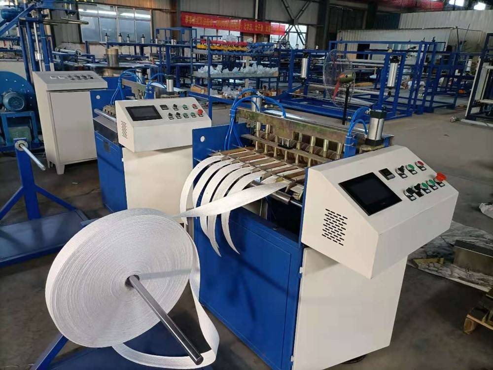 China High Quality Automatic Big Bag Belt Cutting Machine Jumbo Bag Belt Webbing Fibc Big Bag