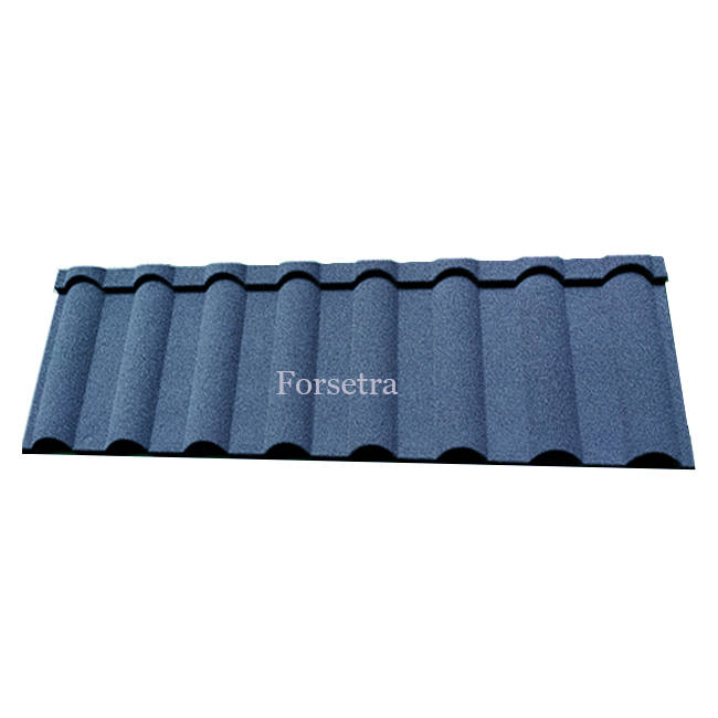 Wind Resistance Waterproofing Building Materials Colorful Stone Metal Roof Tile Factory