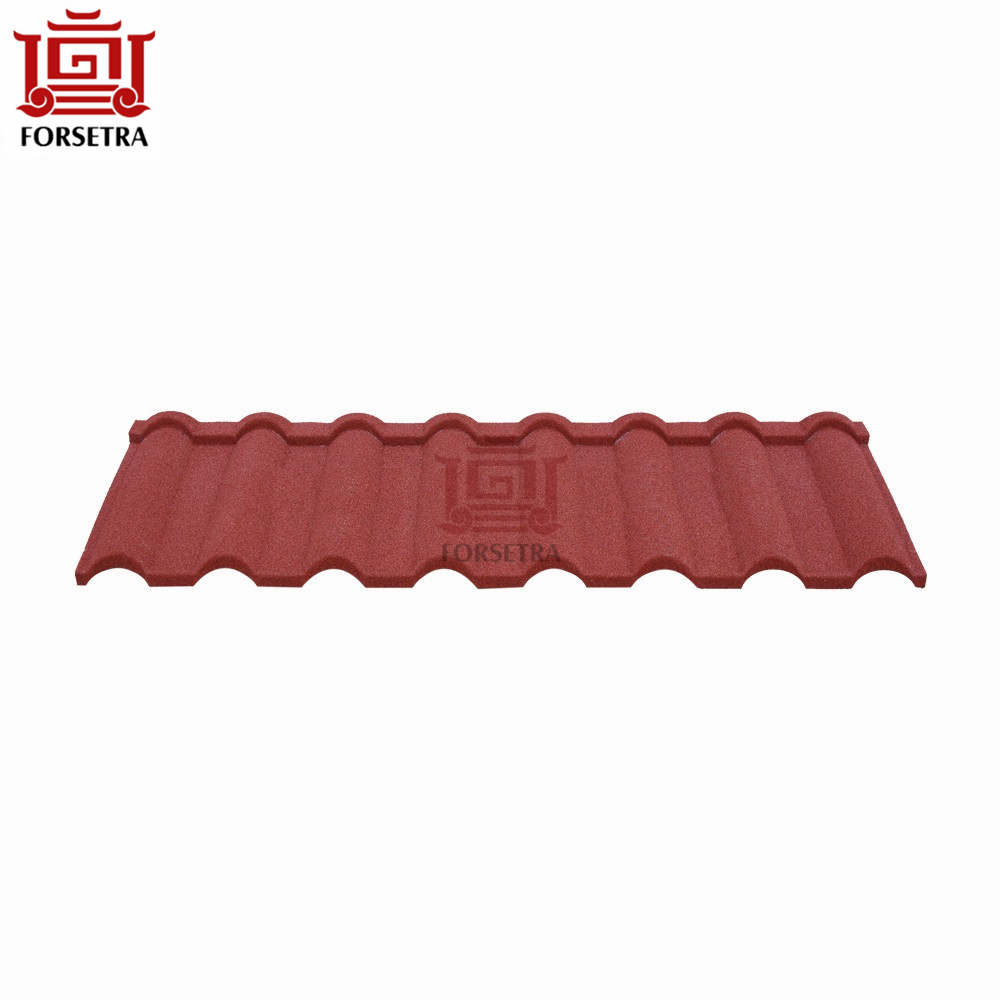 Best Quality Imported Pure Milano Red and Black Stone Coated Roofing Sheet in Nigeria Market