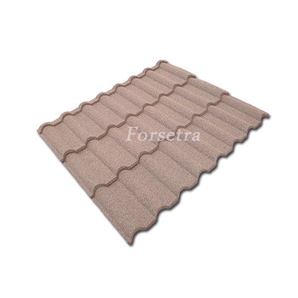 Wind Resistance Waterproofing Building Materials Colorful Stone Metal Roof Tile Factory Featured Image