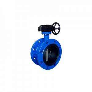 FD01-BV1DF-3G(Double flanged Butterfly Valve–Gear box Operation)
