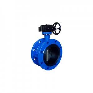 FD01-BV1DF-2G(Double flanged Butterfly Valve–Gear box Operation)