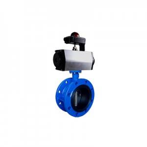 FD01-BV1DF-3P(Double flanged Butterfly Valve–Pneumatic Actuator)