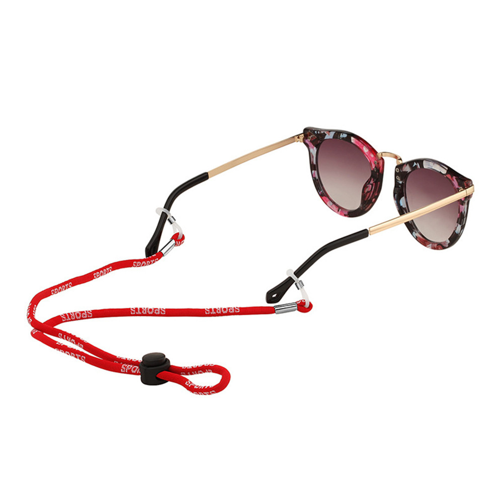 China wholesale Sunglasses Lanyard - Adjustable fashion custom logo eye glasses strap lanyard, sunglasses retainer lanyard, glasses cord lanyard – Bison