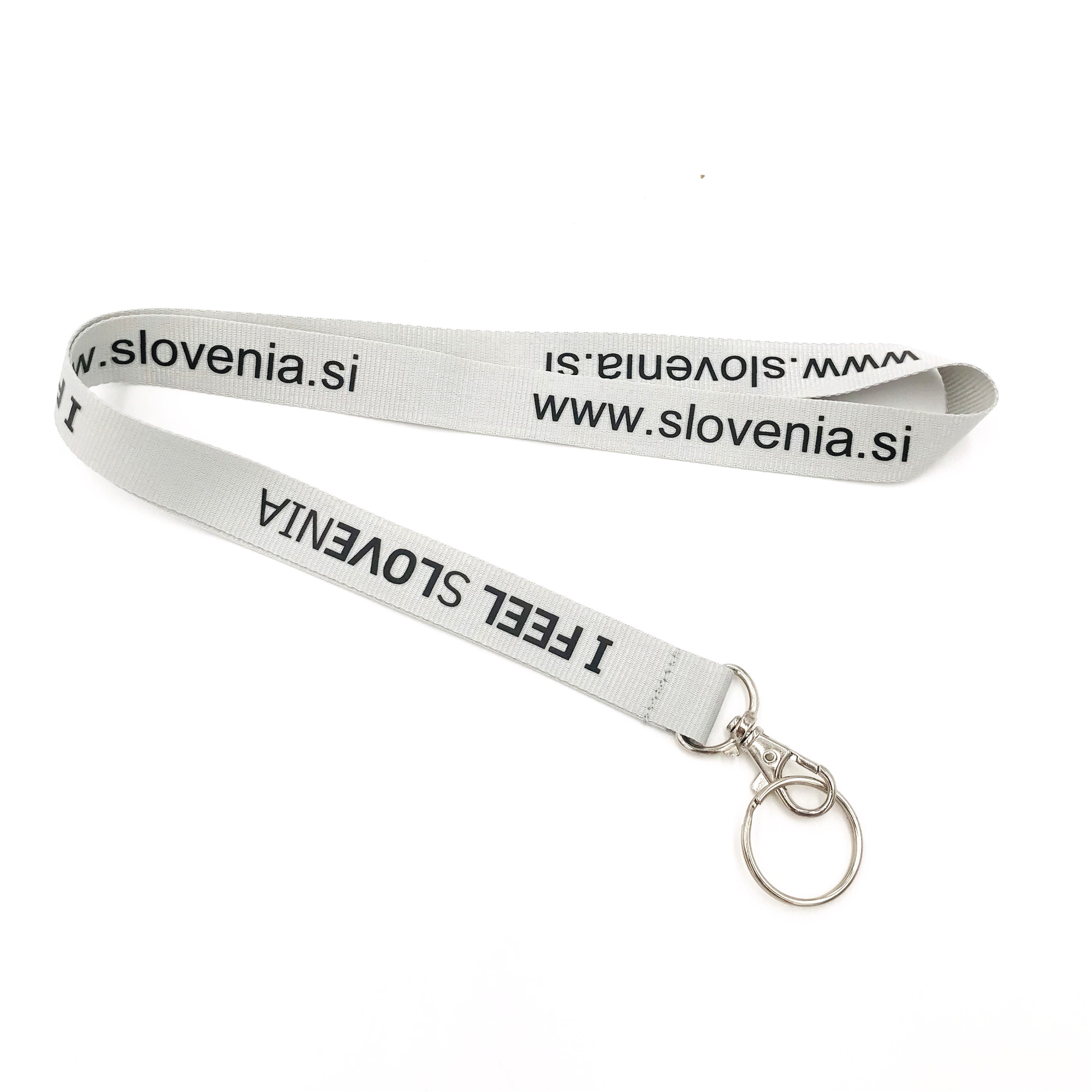 High Quality Floral Printing Lanyard - Hot sale silkscreen printing lanyards with safety clip – Bison