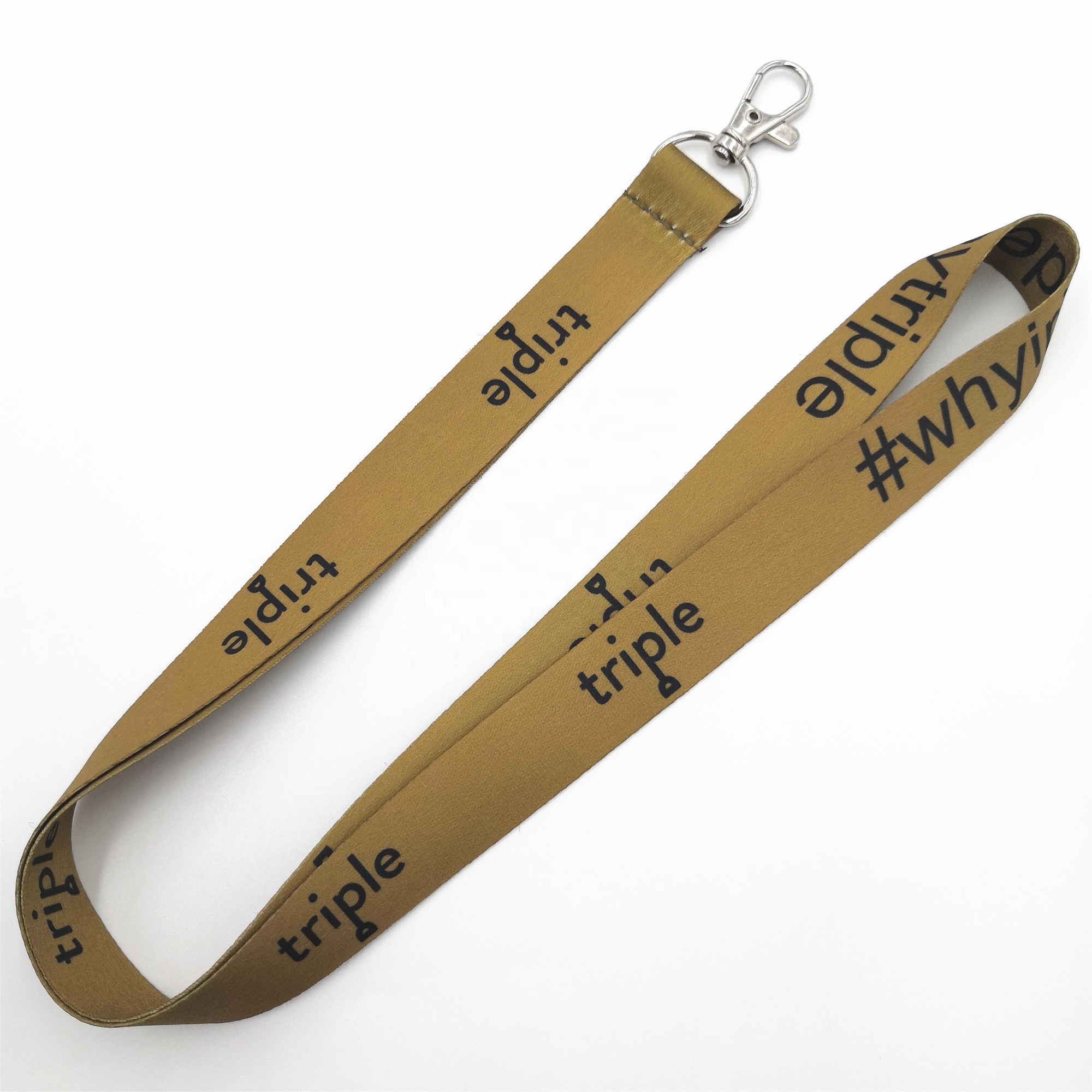 Good Quality Lanyards - New style most popular design custom printed polyester heat transfer lanyard – Bison