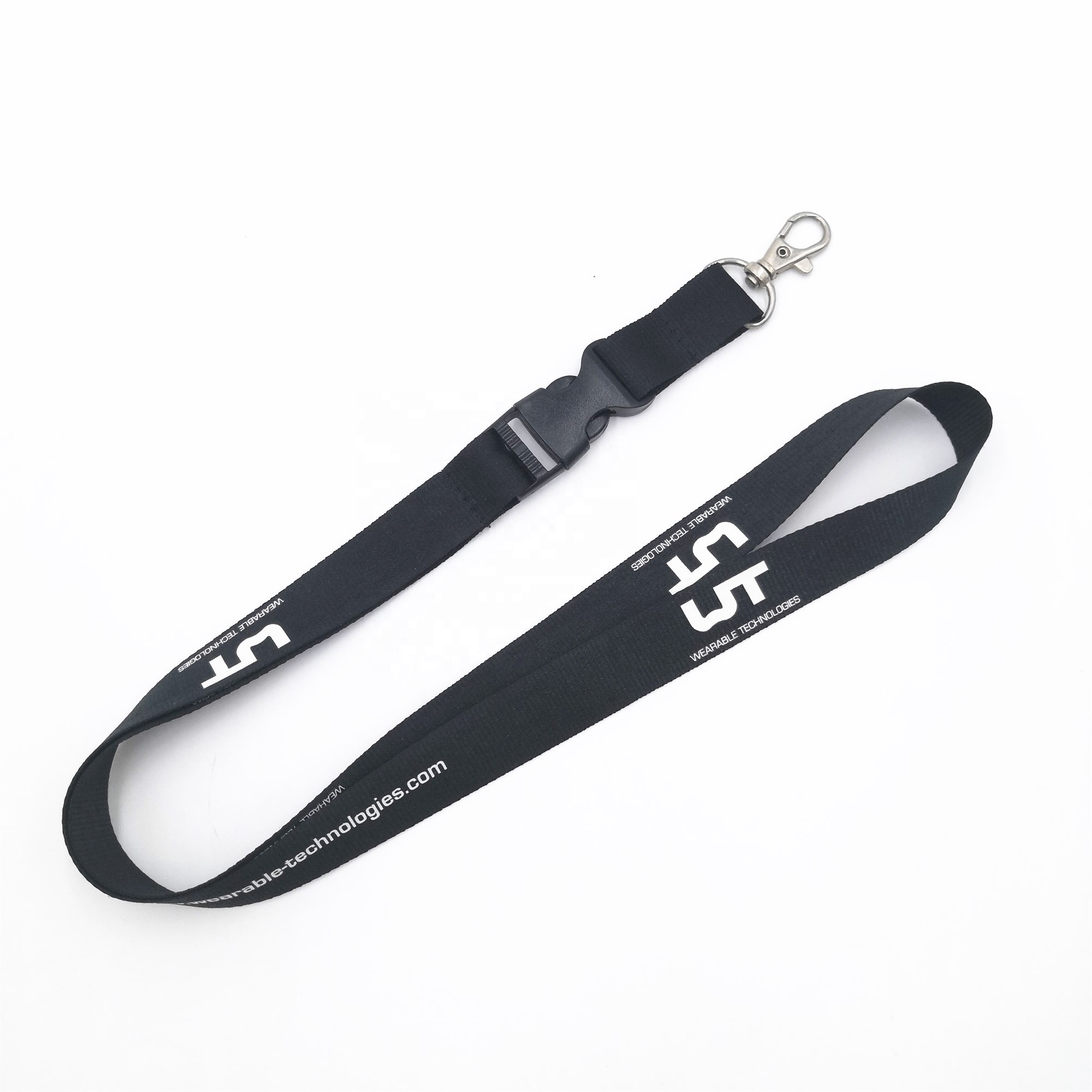 Professional China Lanyard Keychain For Printing - High quality personalized silk printing safety buckle lanyard for staff work – Bison