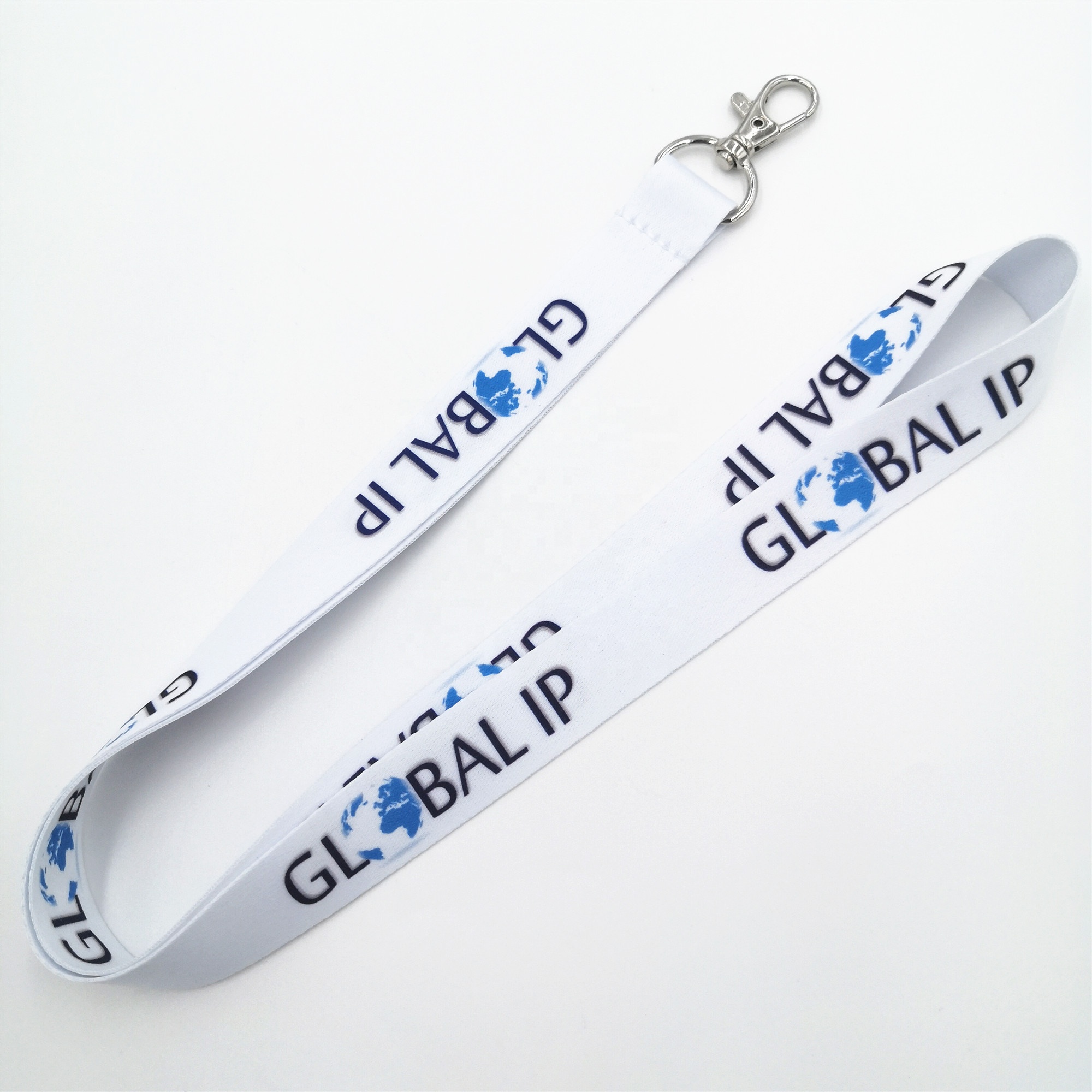 Good Quality Lanyards - Custom polyester heat transfer neck lanyard with company information – Bison