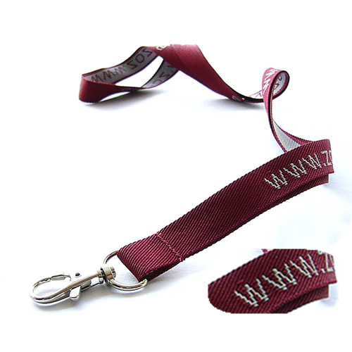 2020 wholesale price Lanyard Nylon - PMS color color and Polyester Material woven adjustable lanyard – Bison