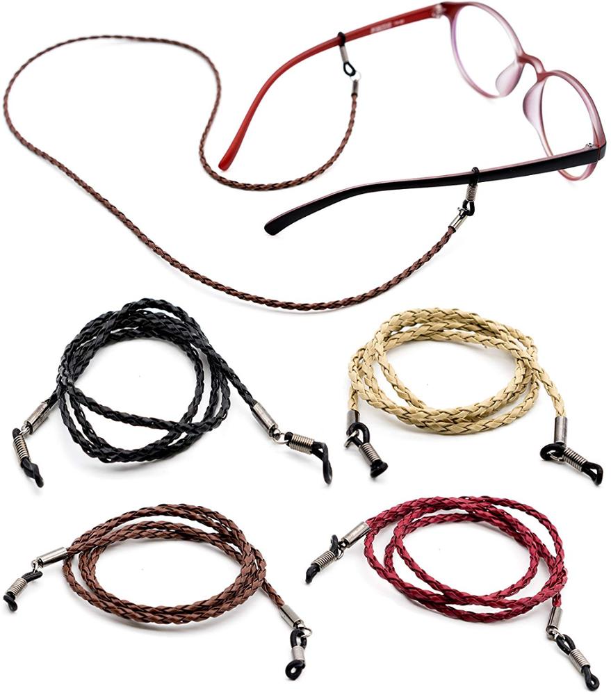 China wholesale Sunglasses Lanyard - Wholesales quality leather material glasses strap – Bison