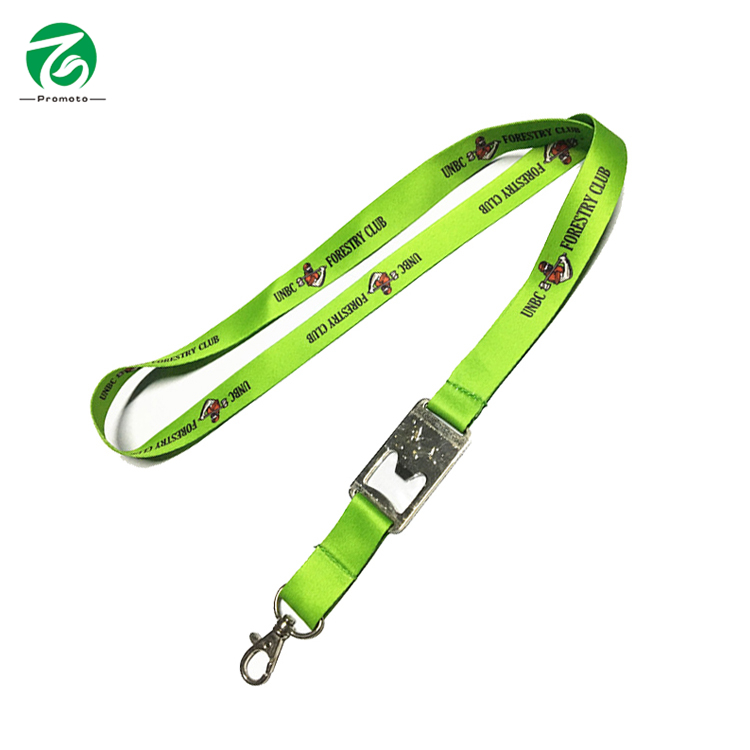 Professional China Lanyard Keychain For Printing - Colored Good Elasticity Applied Metal Bottle Opener Lanyard – Bison