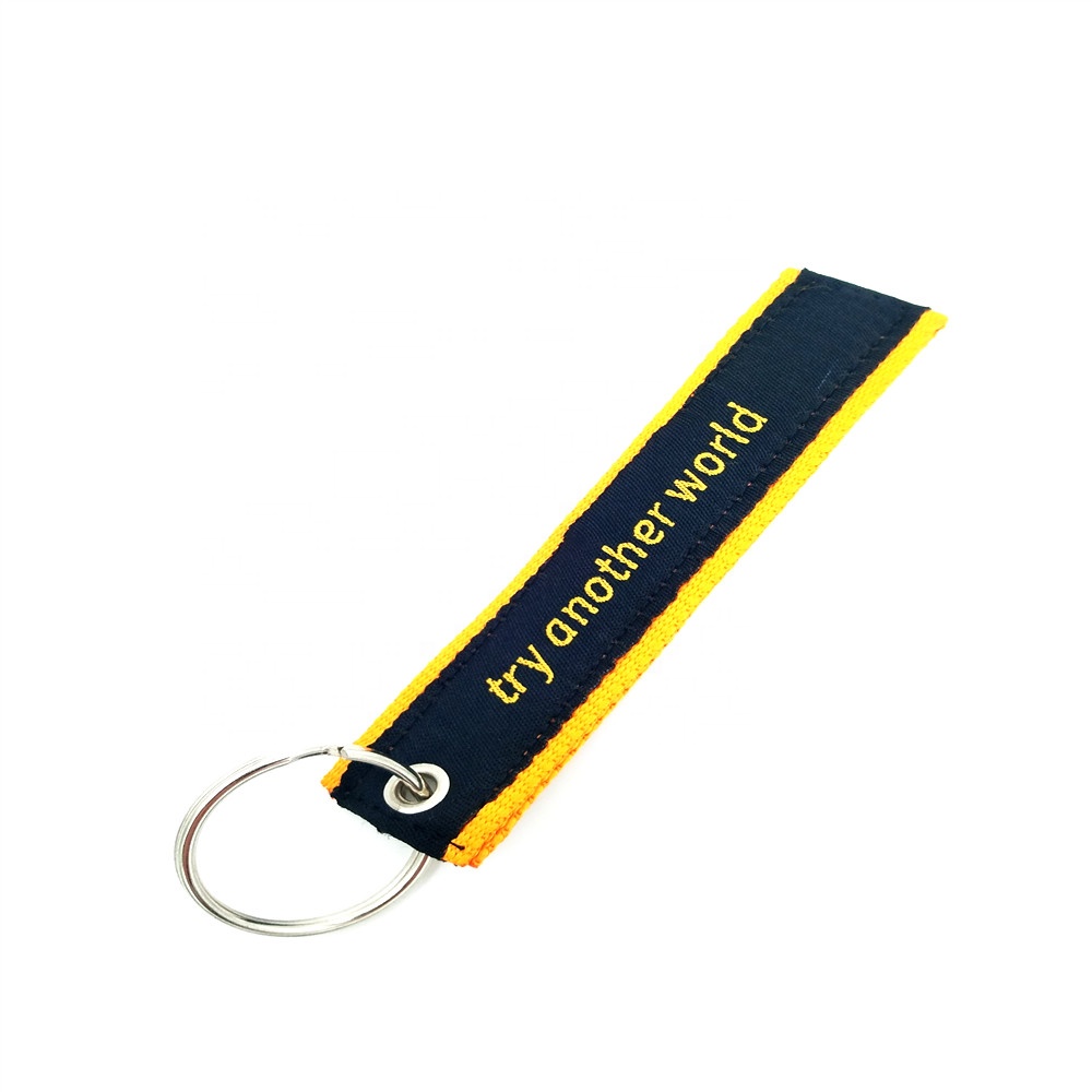 High Quality Short Lanyard Key Chain - Good Quality Short Ribbon Polyester Lanyard With Personalized Logo – Bison