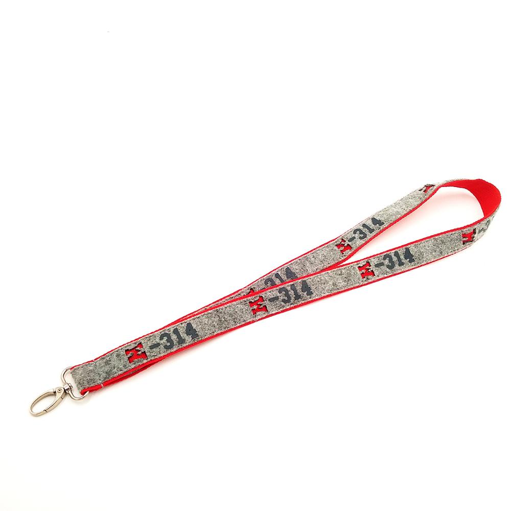 Good Quality Woven Lanyard - wholesale handmade felt and polyester material custom printed lanyard – Bison