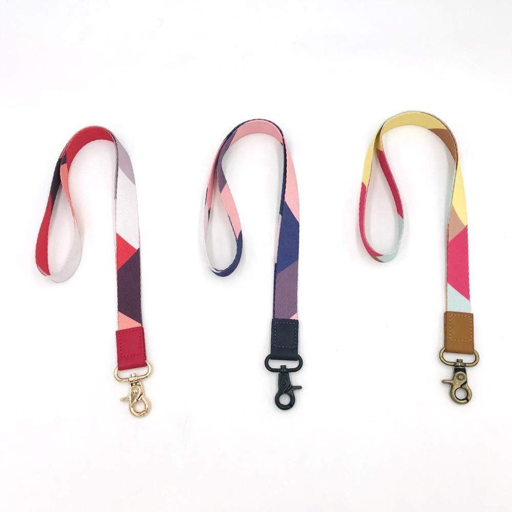 High Quality Heat Transfer Lanyards – Fashion Leather Lanyard Cool Neck Strap Keychain holder for key – Bison