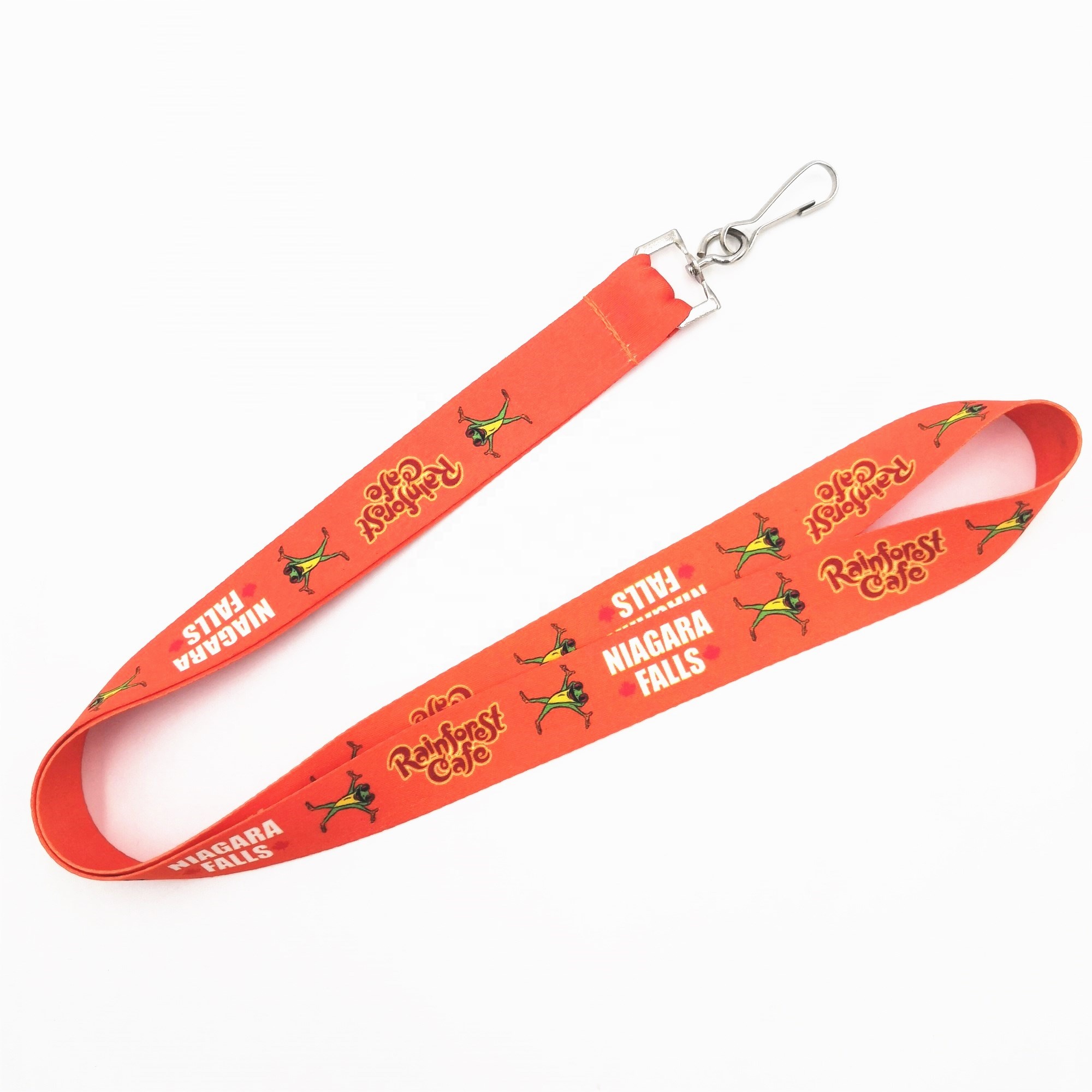 High Quality Heat Transfer Lanyards – Custom polyester sublimation printing swivel hook lanyard for event supply – Bison