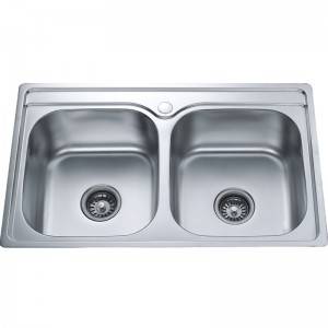 Under Mount Kitchen Sink - Double Bowls Without Panel DE7848 – Jiawang