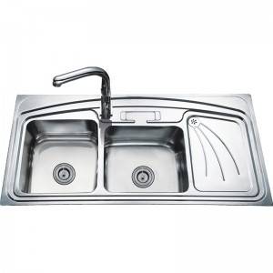 Double Bowls With Panel DS12060B