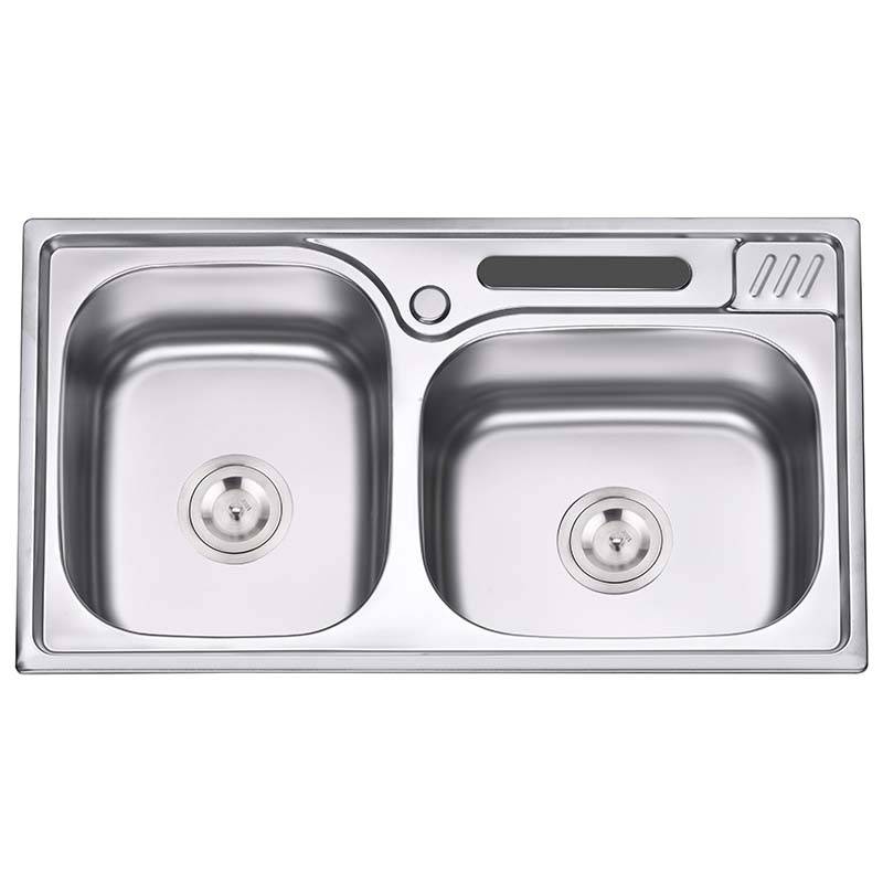China wholesale Kitchen Bakers Rack - Double Bowls without Panel DS8046 – Jiawang