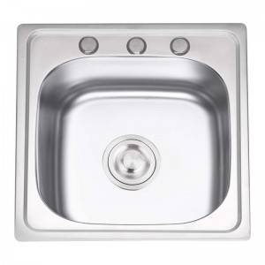 Factory directly supply 8 Kitchen Faucet - Single Bowl without Panel GE5445 – Jiawang