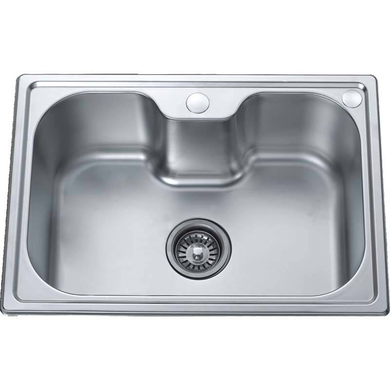 304 Stainless Steel Kitchen Sink - Single Bowl without Panel GE6042 – Jiawang