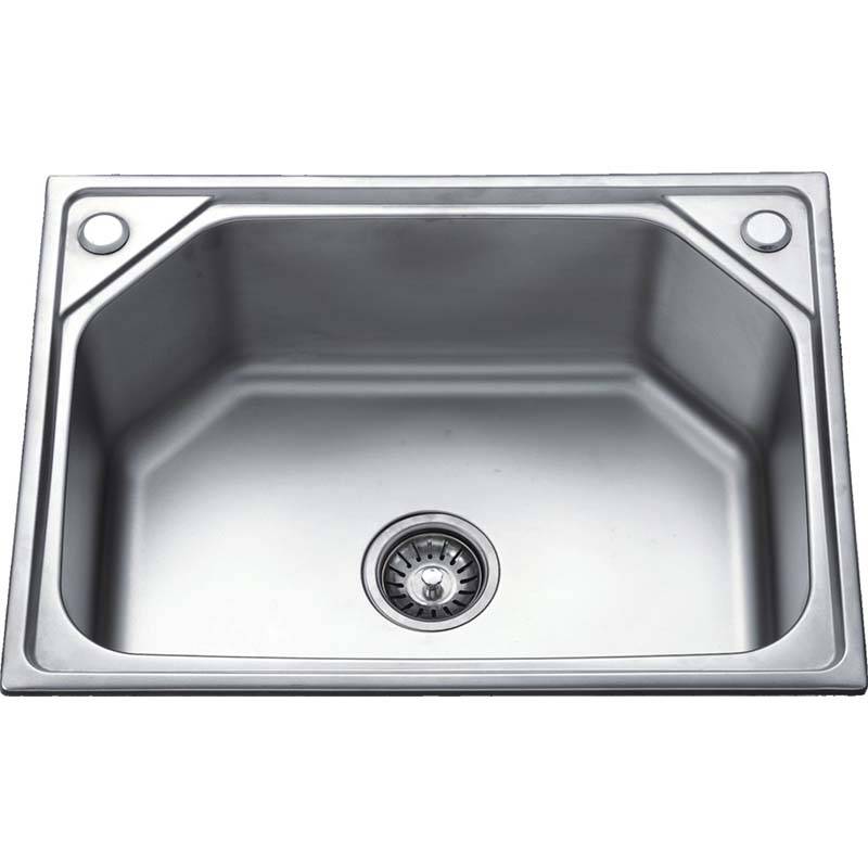 White Kitchen Sinks - Single Bowl without Panel GE6145 – Jiawang